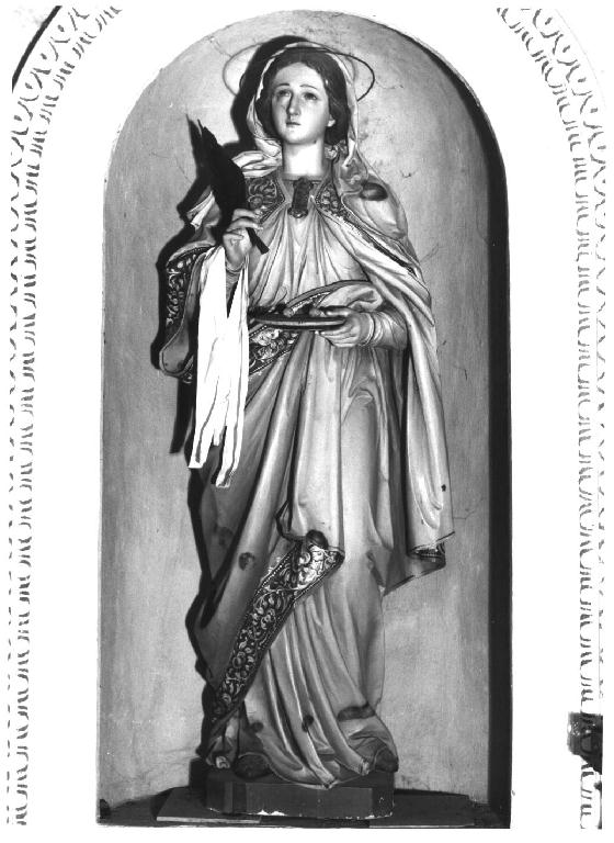 Santa Lucia (statua) - produzione altoatesina (seconda metà sec. XIX)