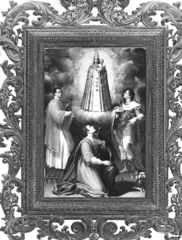 Madonna di Loreto con San Lorenzo, San Fermo (?) e Santa Eufemia (dipinto) - ambito cremonese (ultimo quarto sec. XVI)