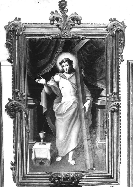 Cristo Redentore (dipinto) di Mainardi Andrea detto Chiaveghino (sec. XVI)