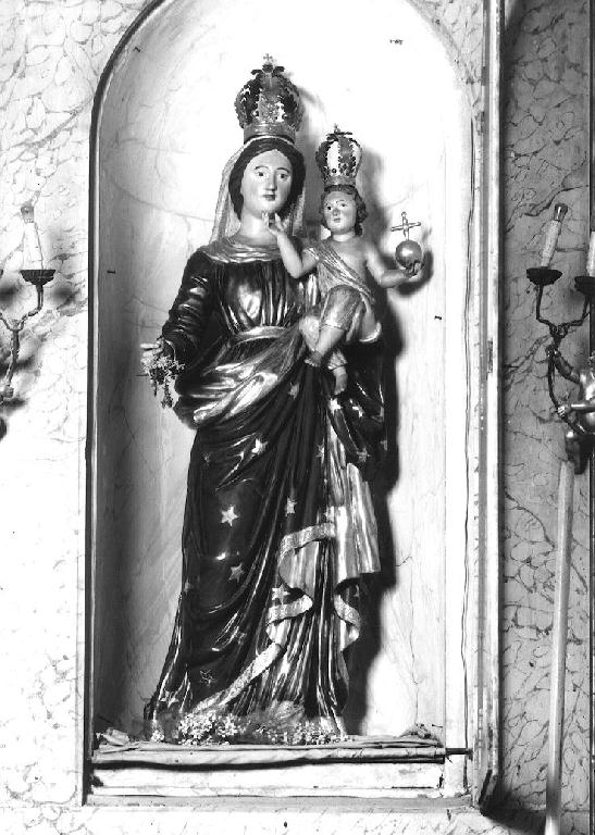 Madonna con Bambino (statua) - ambito emiliano (prima metà sec. XIX)