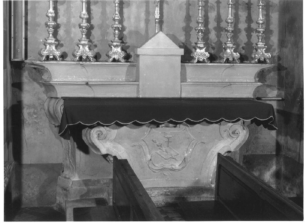 altare, elemento d'insieme - ambito emiliano (ultimo quarto sec. XVIII)