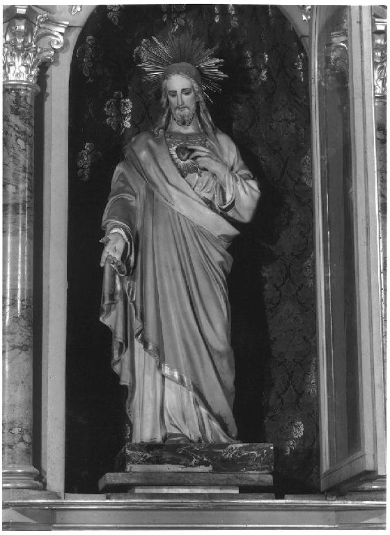 Sacro Cuore di Gesù (statua) - ambito parmense (primo quarto sec. XX)