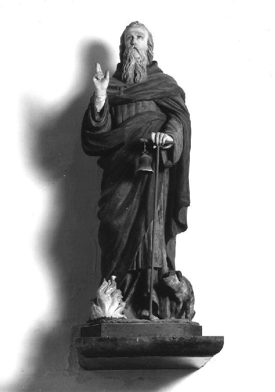 Sant' Antonio Abate (statua) - ambito Italia settentrionale (fine/inizio secc. XIX/ XX)