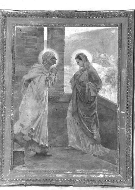 Visitazione (dipinto) di Baratta Pietro Paolo (fine/inizio secc. XIX/ XX)
