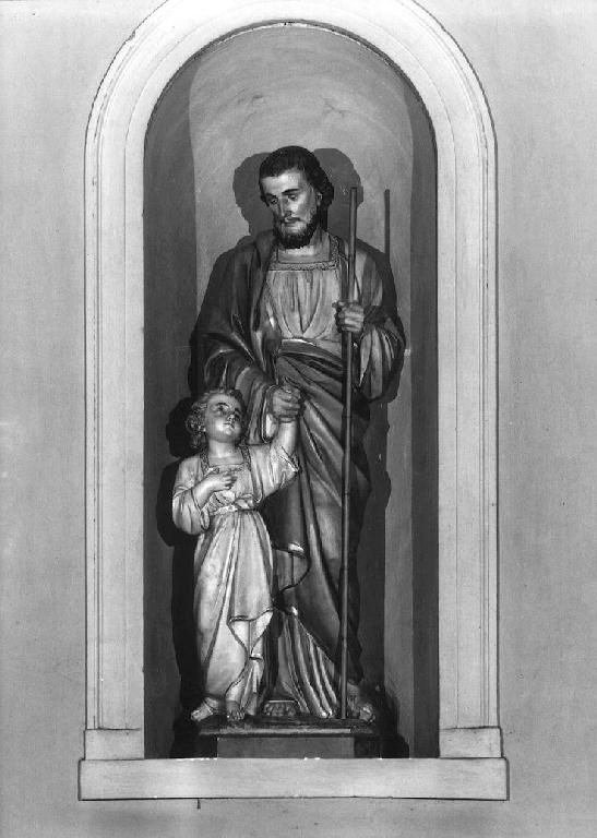 San Giuseppe e Gesù Bambino (statua) - produzione Italia settentrionale (inizio sec. XX)