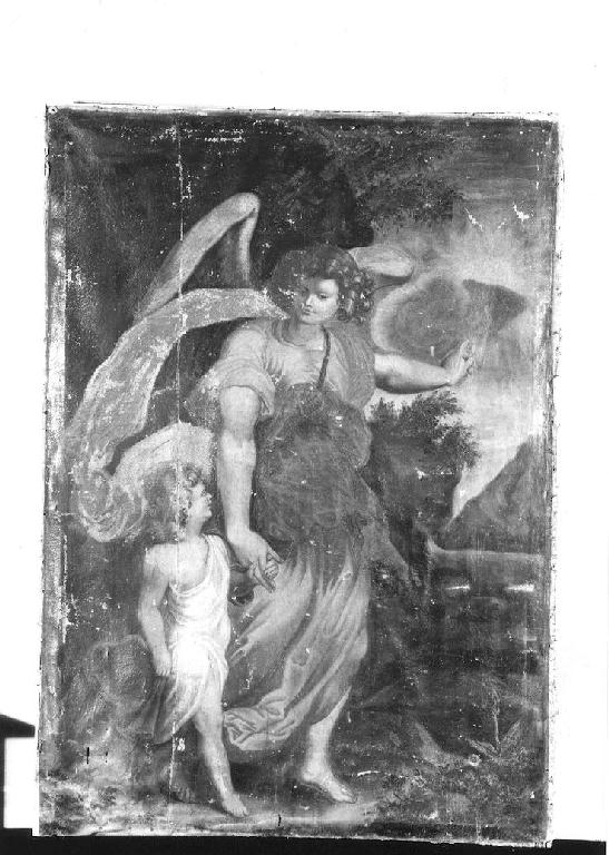 Angelo custode (dipinto) - ambito emiliano (sec. XVIII)