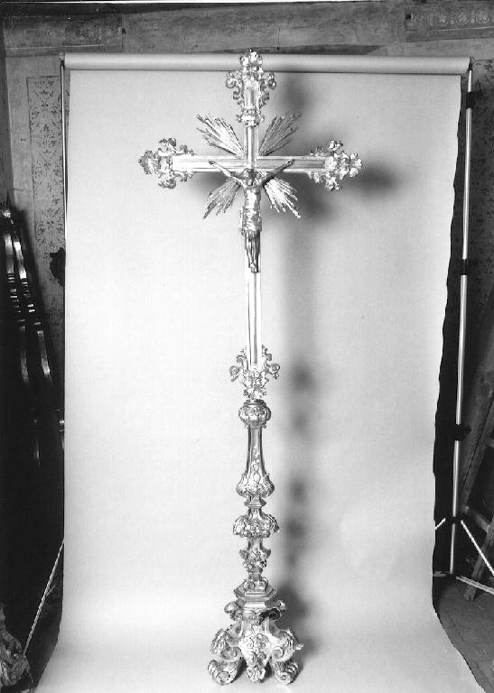 croce d'altare - ambito parmense (prima metà sec. XVIII)