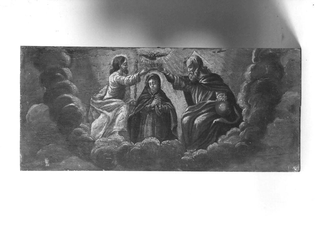 Incoronazione di Maria Vergine (dipinto, elemento d'insieme) - ambito emiliano (sec. XVIII)