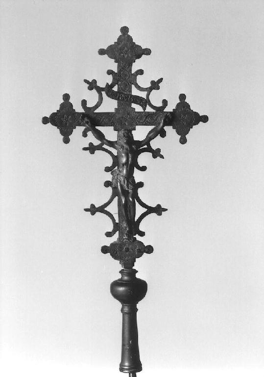 croce processionale - manifattura Italia settentrionale (sec. XVI)