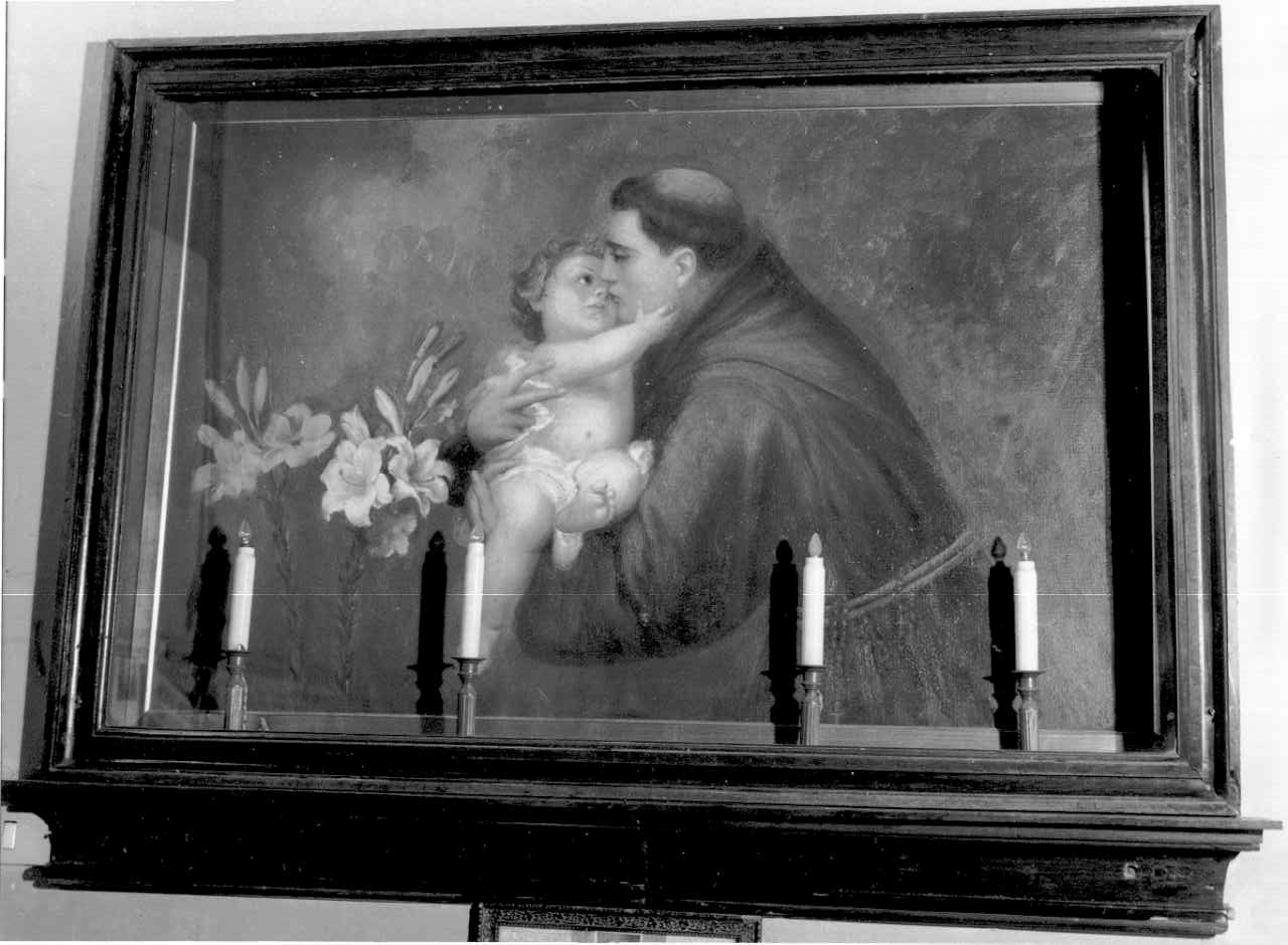 Sant'Antonio da Padova (dipinto) di Baratta Pietro Paolo - ambito parmense (inizio sec. XX)