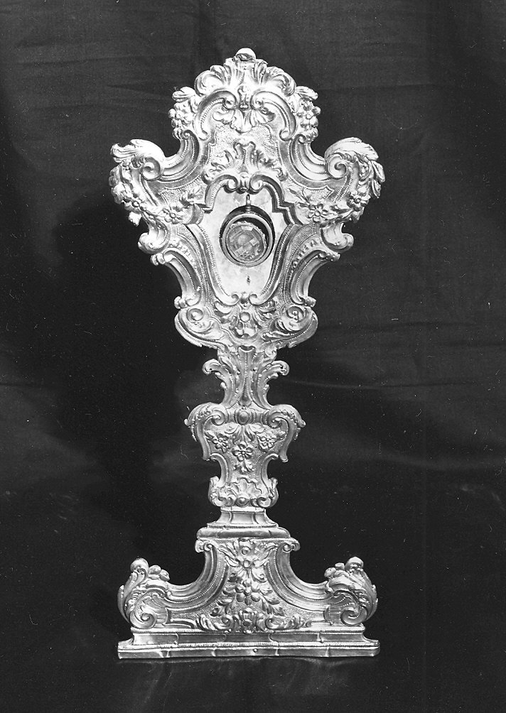 reliquiario di San Giacomo (reliquiario - a ostensorio) - ambito ligure (seconda metà sec. XIX)