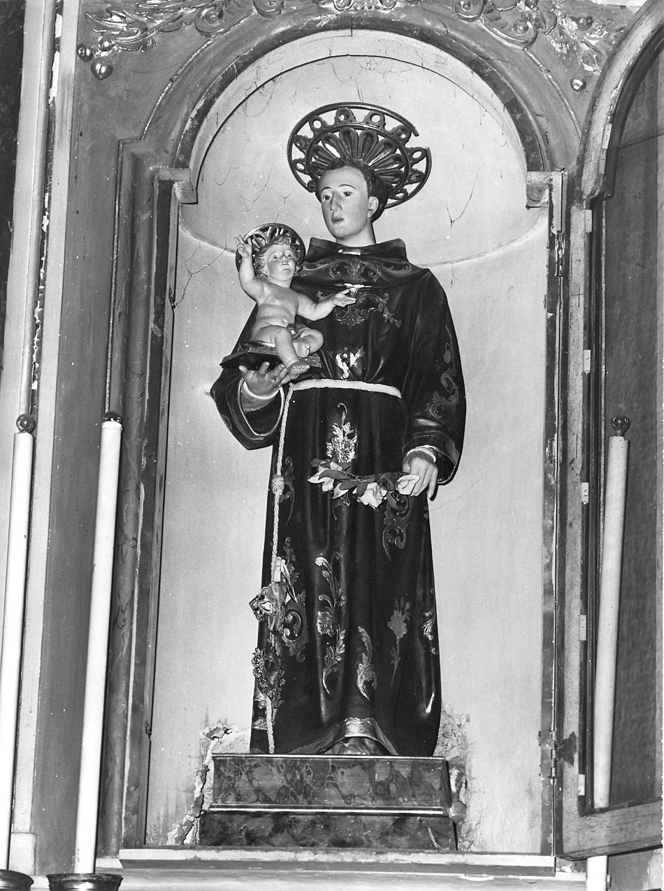 Sant'Antonio da Padova (statua) - ambito Italia settentrionale (sec. XIX)