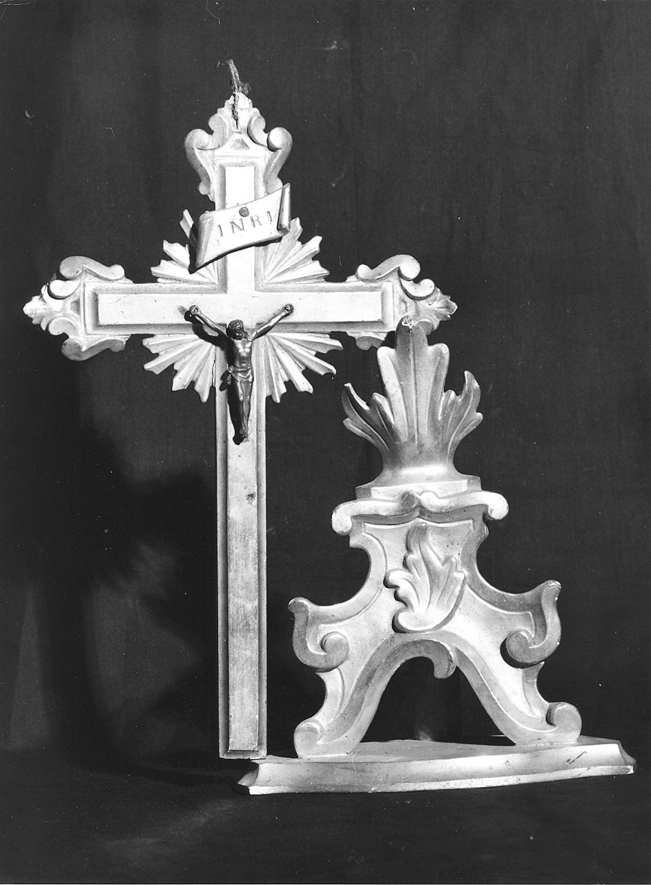croce d'altare - ambito ligure (seconda metà sec. XIX)