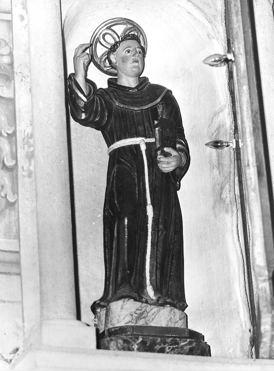 San Bernardino da Siena (statua) - ambito parmense (?) (sec. XVIII)