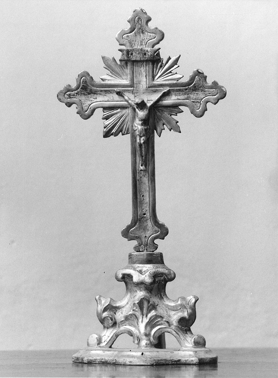 croce d'altare - ambito piacentino (seconda metà sec. XVIII)