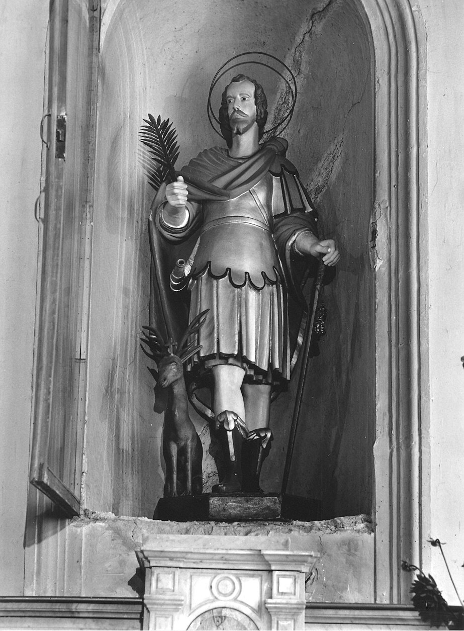 Sant'Eustachio (statua) - ambito piacentino (primo quarto sec. XVIII)