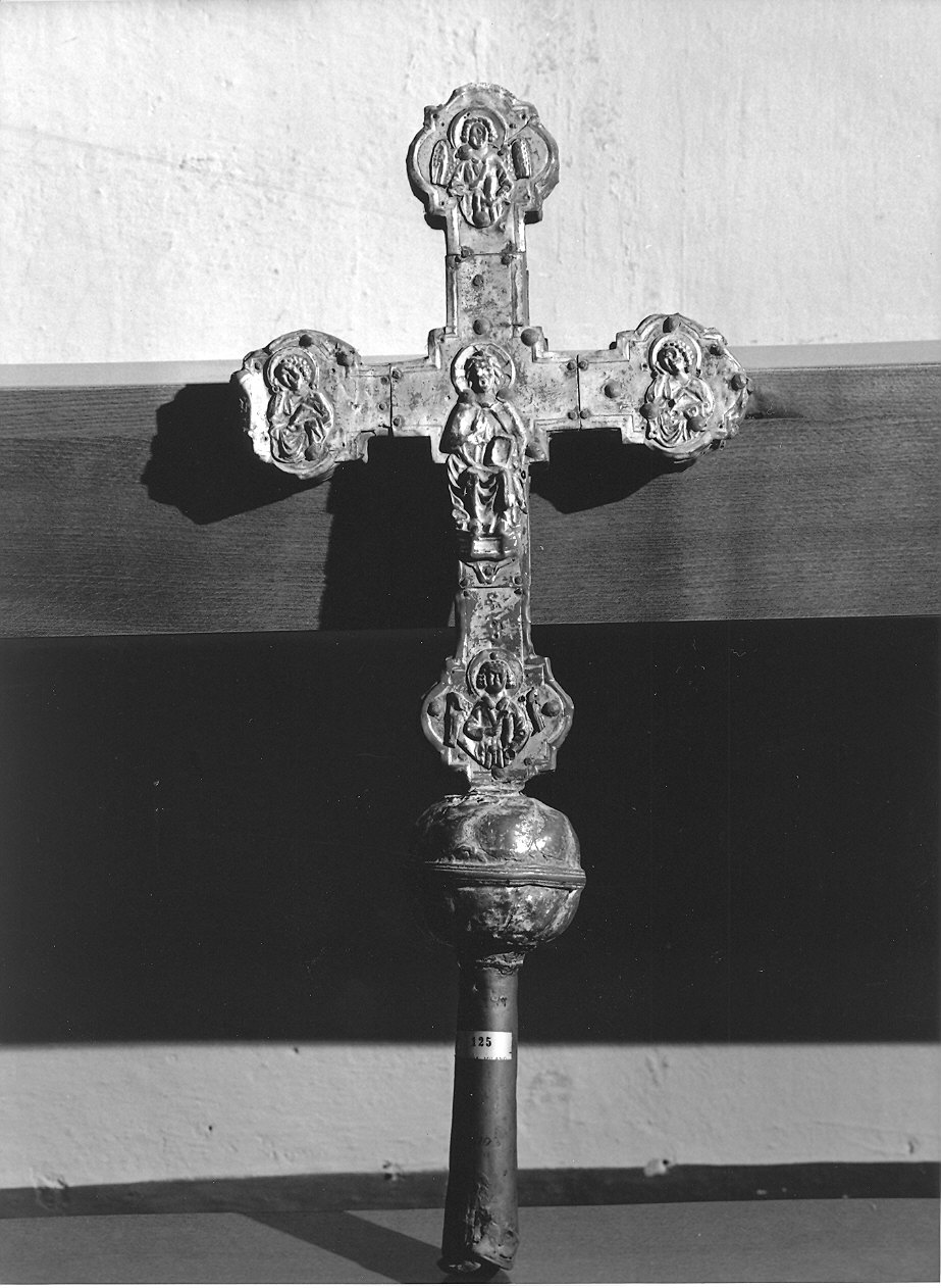 croce processionale - ambito lombardo (ultimo quarto sec. XIV)