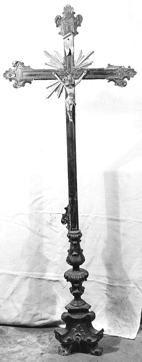 croce d'altare - ambito parmense (terzo quarto sec. XVIII)