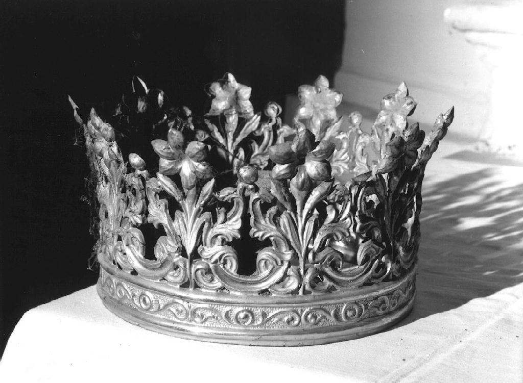 corona da statua - ambito piacentino (sec. XIX)