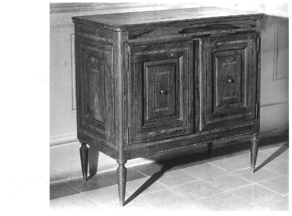 credenza - ambito emiliano (ultimo quarto sec. XVIII)