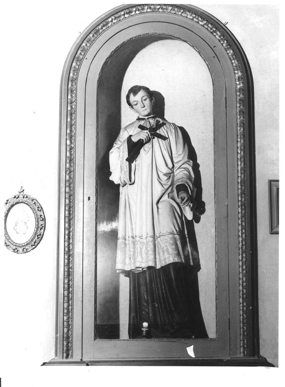 San Luigi Gonzaga (statua) - ambito piacentino (fine/inizio secc. XIX/ XX)