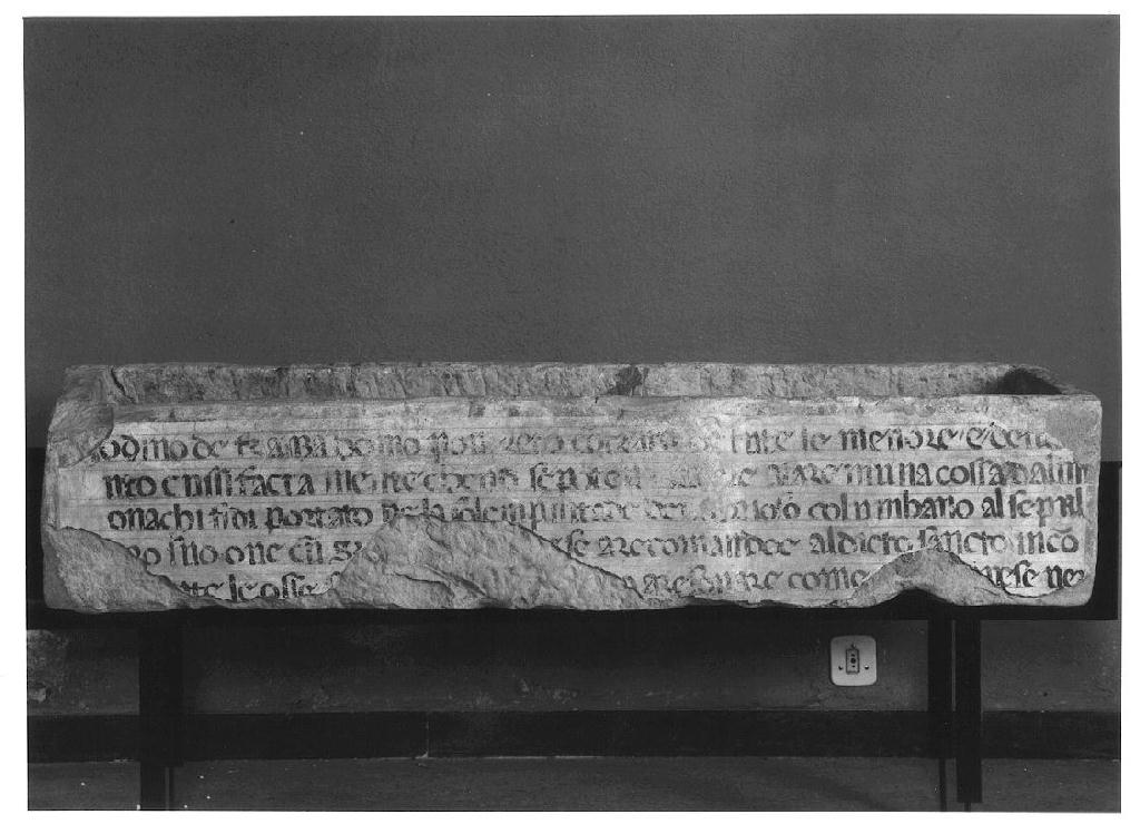 monumento funebre - manifattura piacentina (sec. XV)