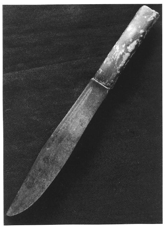 coltello - manifattura di Bobbio (secc. XII/ XIII)