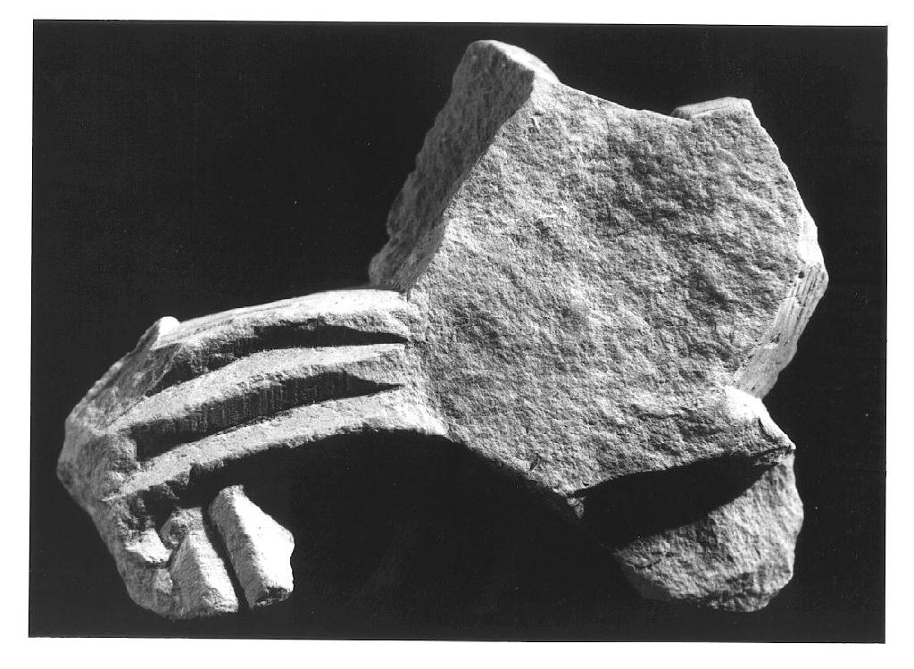 pluteo, frammento - ambito lombardo (sec. IX)