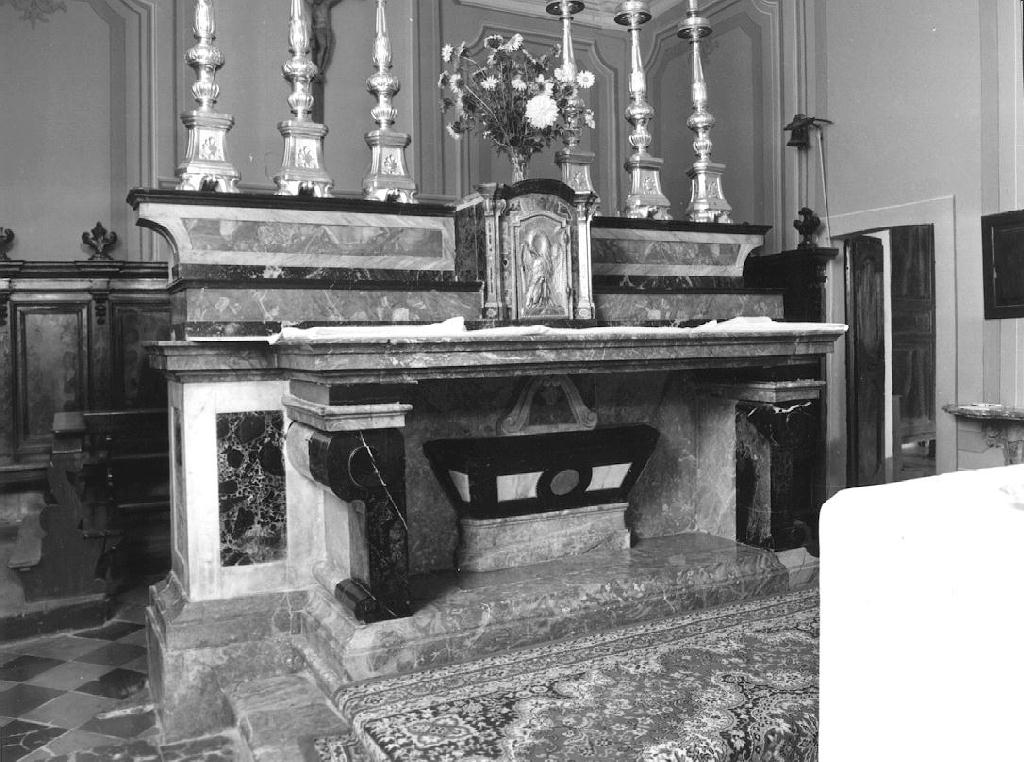 altare maggiore - ambito piacentino (fine/inizio secc. XVIII/ XIX)