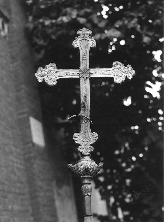 croce processionale - ambito emiliano (metà sec. XIX)