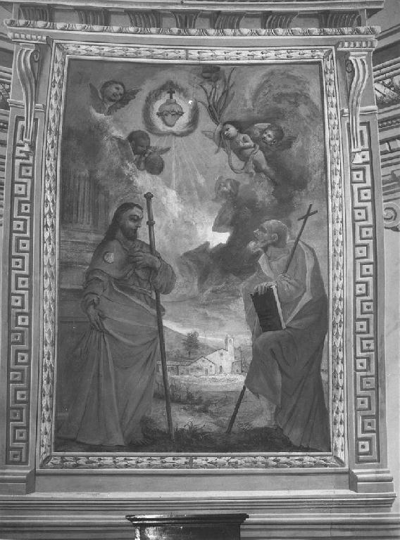 SS. Filippo e Giacomo (dipinto) di Corradini F (sec. XX)
