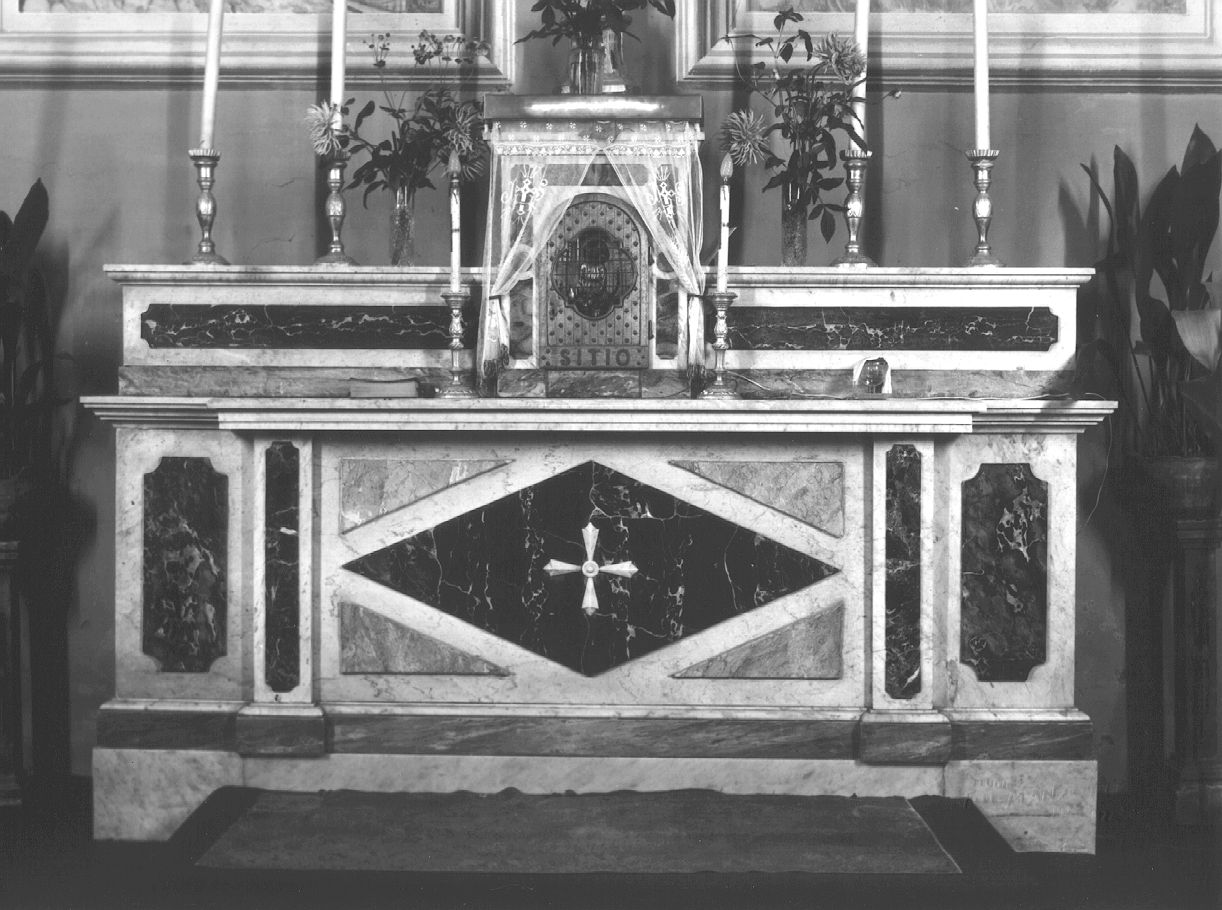altare maggiore di Roncoroni Giovanni (sec. XIX)