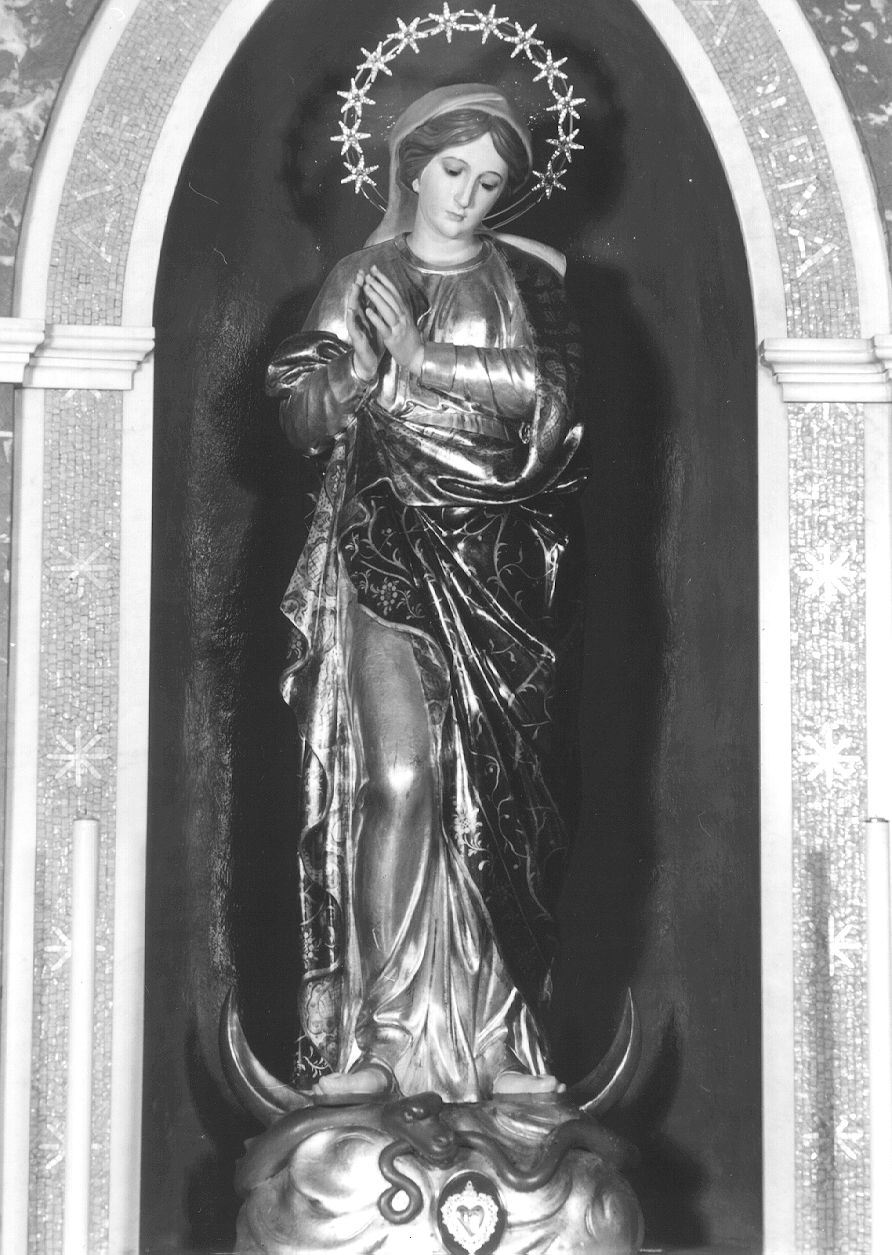 Madonna Immacolata (statua) - ambito piacentino (seconda metà sec. XIX)