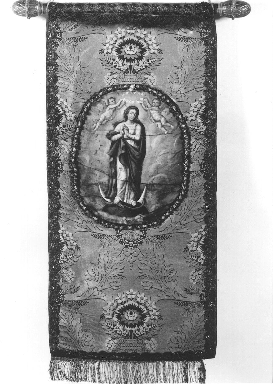 Madonna Immacolata (stendardo processionale) - ambito piacentino (metà sec. XIX)