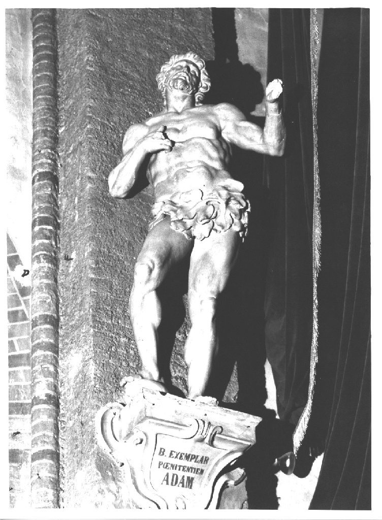 Adamo (statua, elemento d'insieme) - ambito parmense-piacentino (sec. XVII)