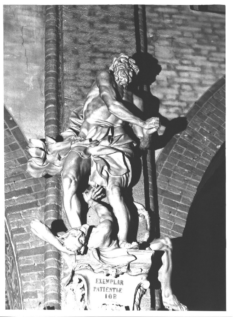 Giobbe (statua, elemento d'insieme) - ambito parmense-piacentino (sec. XVII)