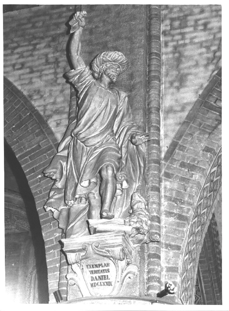 Daniele (statua, elemento d'insieme) - ambito parmense-piacentino (sec. XVII)