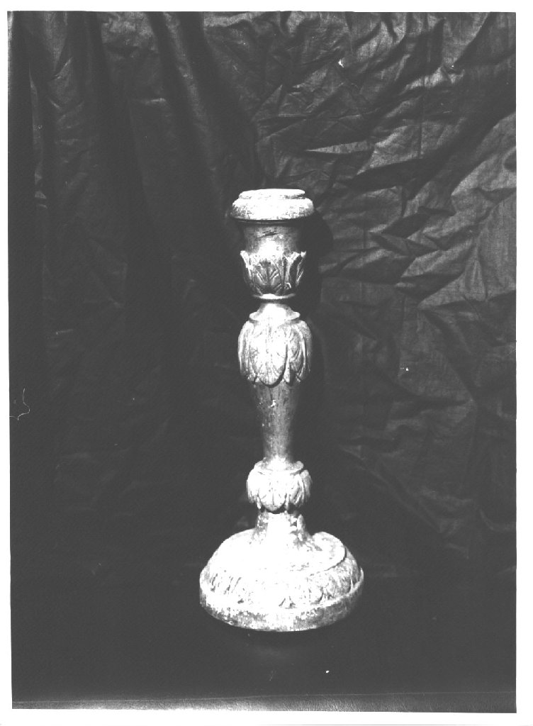 candeliere, elemento d'insieme - ambito piacentino (primo quarto sec. XIX)