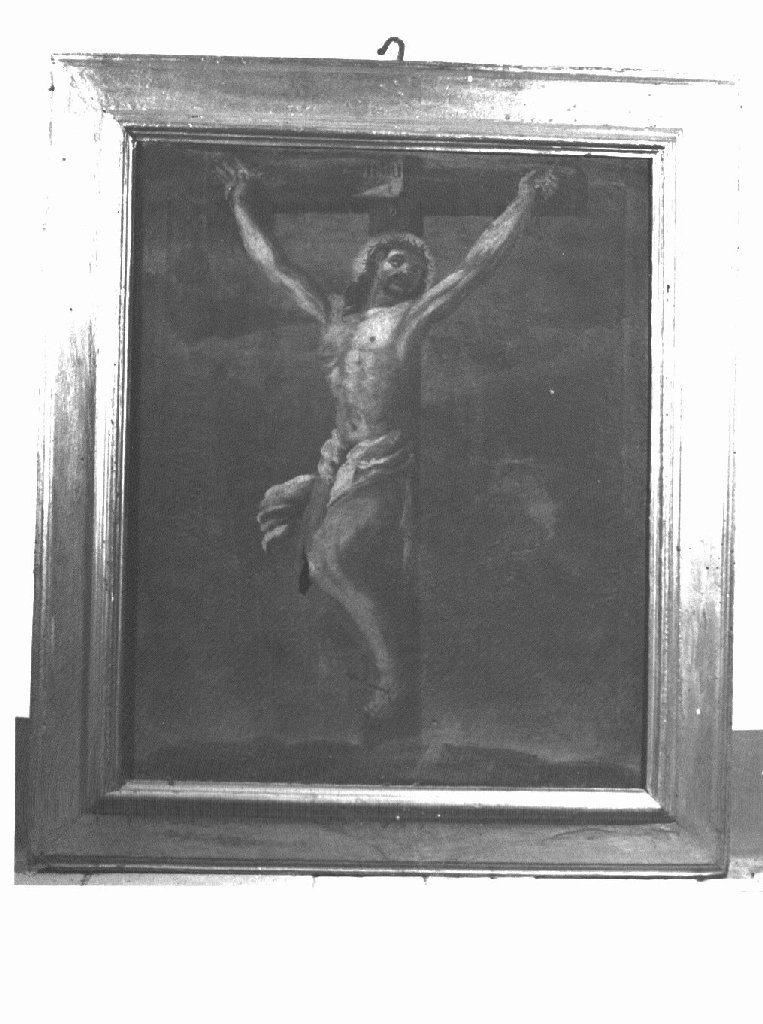 Cristo crocifisso (dipinto, opera isolata) - ambito piacentino (sec. XVIII)