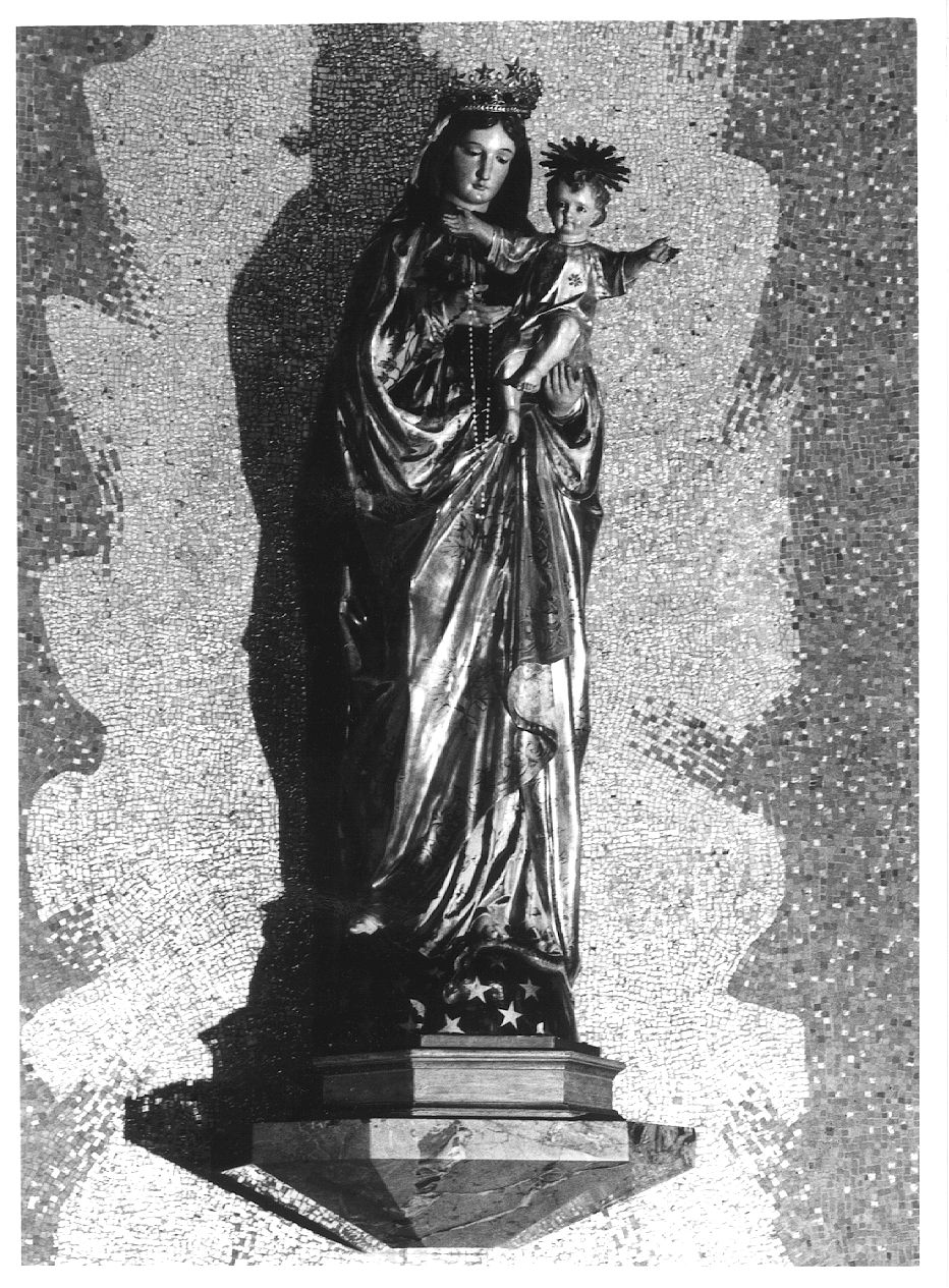 Madonna del Rosario (statua) - ambito Italia settentrionale (fine sec. XIX)