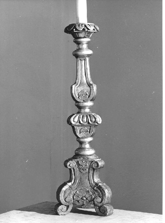 candelabro, serie - manifattura piacentina (inizio sec. XIX)