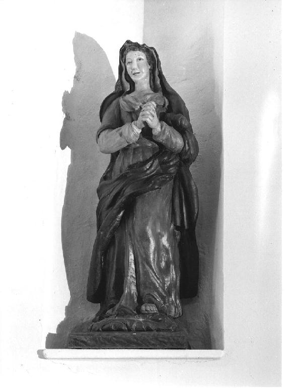 Madonna (statua) - bottega piacentina (seconda metà sec. XVII)