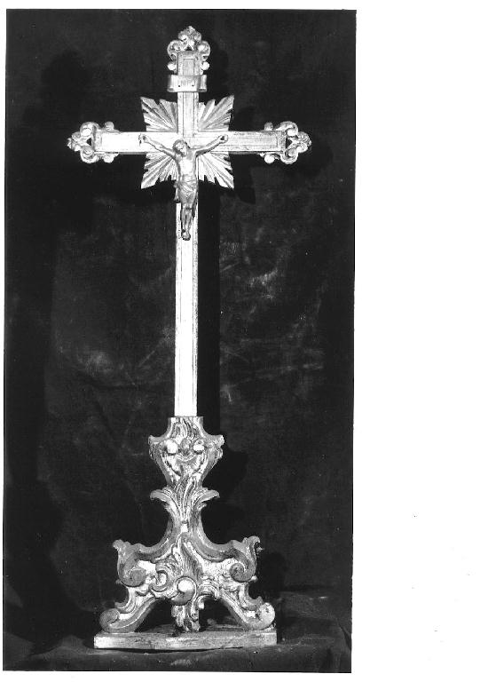 croce d'altare, elemento d'insieme - ambito parmense-piacentino (ultimo quarto sec. XVII)