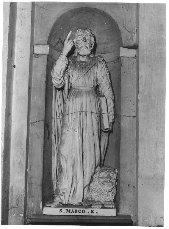 San Marco Evangelista (statua) - ambito piacentino (primo quarto sec. XVIII)