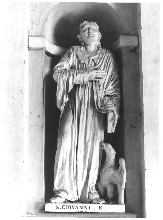 San Giovanni Evangelista (statua) - ambito piacentino (primo quarto sec. XVIII)