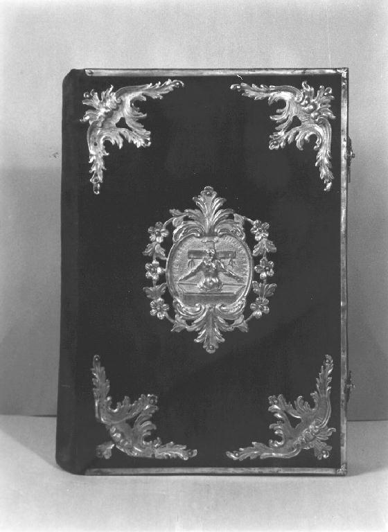 coperta di libro liturgico - bottega emiliana (sec. XIX)