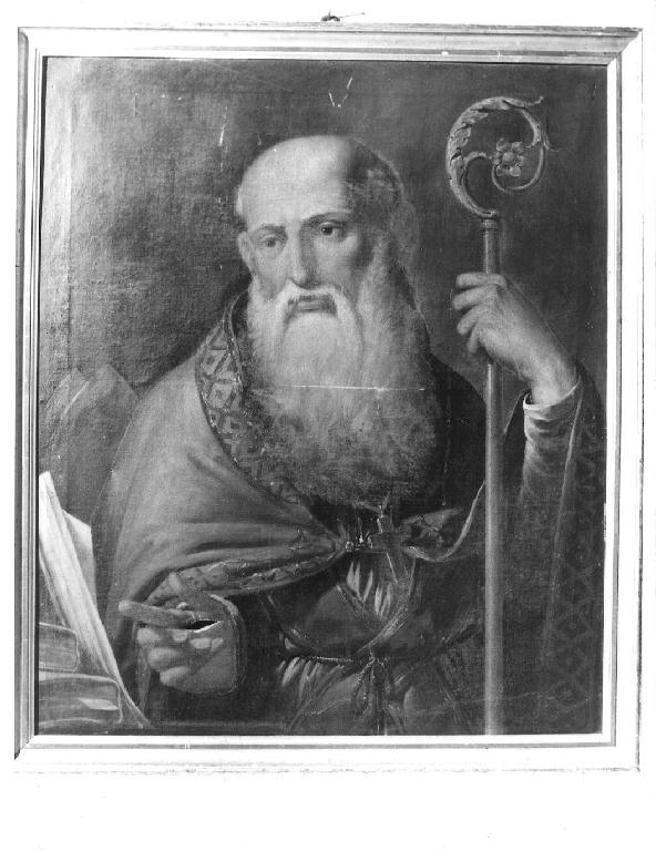 Santo vescovo (dipinto) - ambito piacentino-lombardo (ultimo quarto sec. XVII)