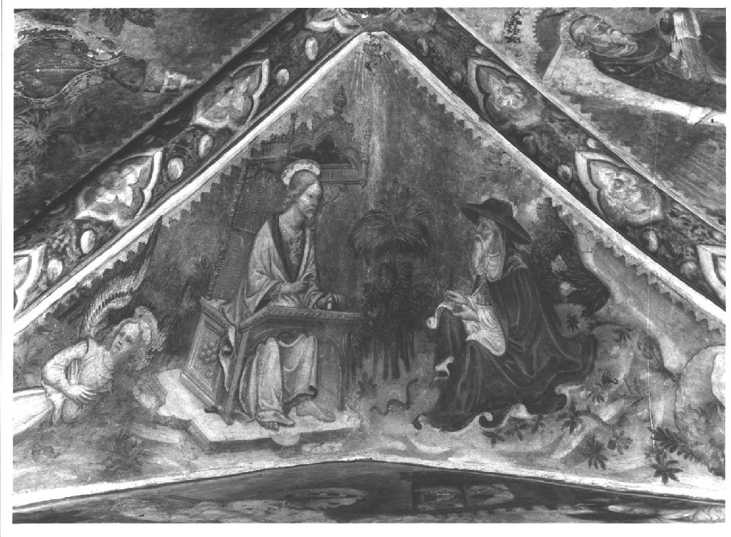 San Matteo evangelista e San Girolamo (dipinto) di Bembo Bonifacio (e aiuti), Bembo Benedetto (attribuito) (sec. XV)