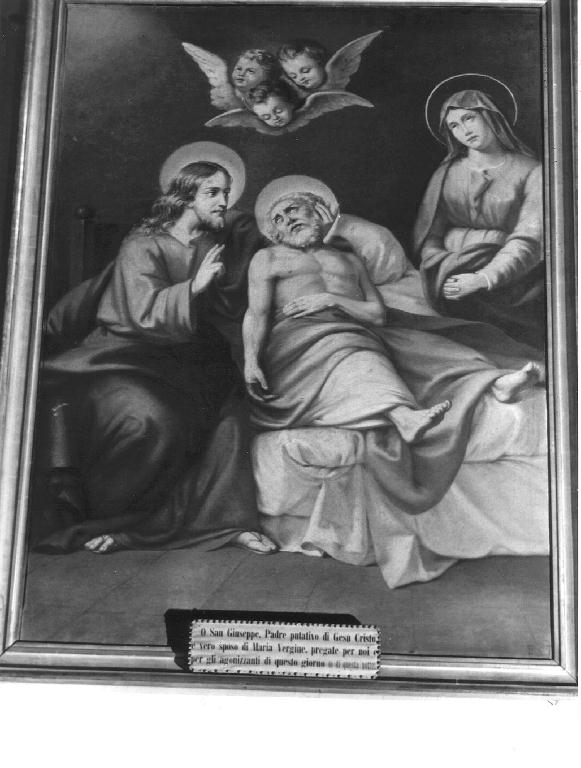 morte di San Giuseppe (dipinto) di Perinetti Emilio (sec. XX)