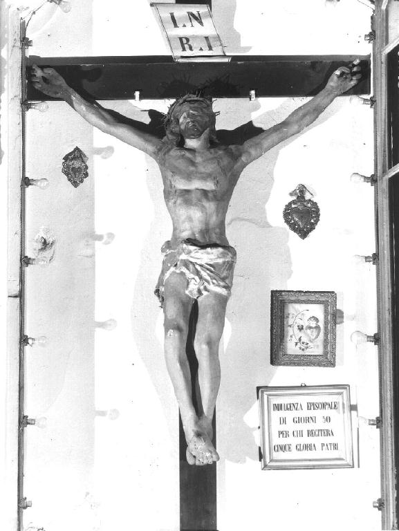 Cristo crocifisso (statua) - ambito piacentino (prima metà sec. XVIII)